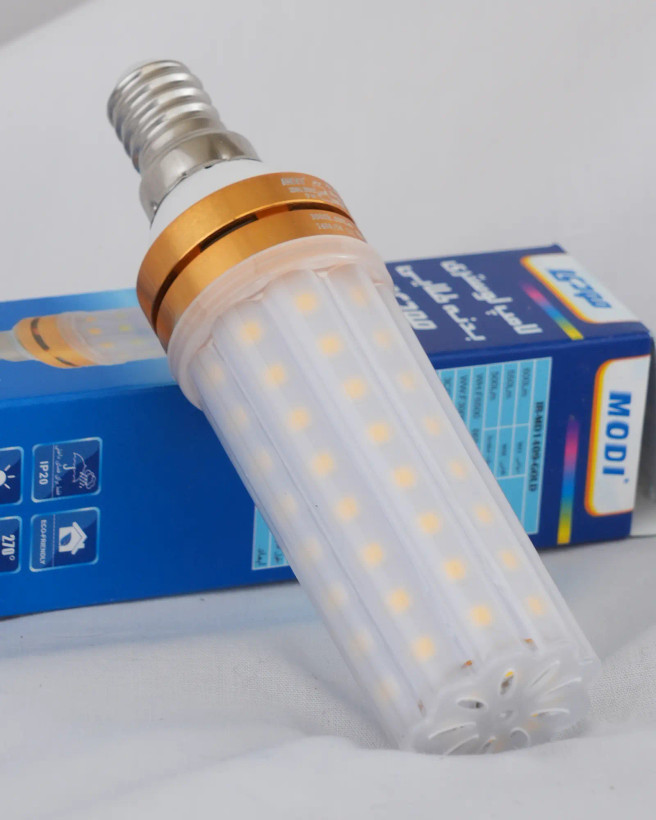 لامپ LED لوستری پنجه طلایی مودی 9 وات مدل IR-MD1409-GOLD